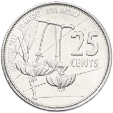 Монета 25 центов 2016 года Сейшелы (аверс)