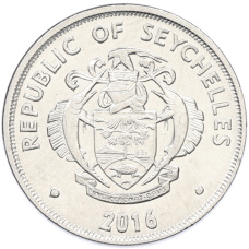 Монета 25 центов 2016 года Сейшелы (реверс)