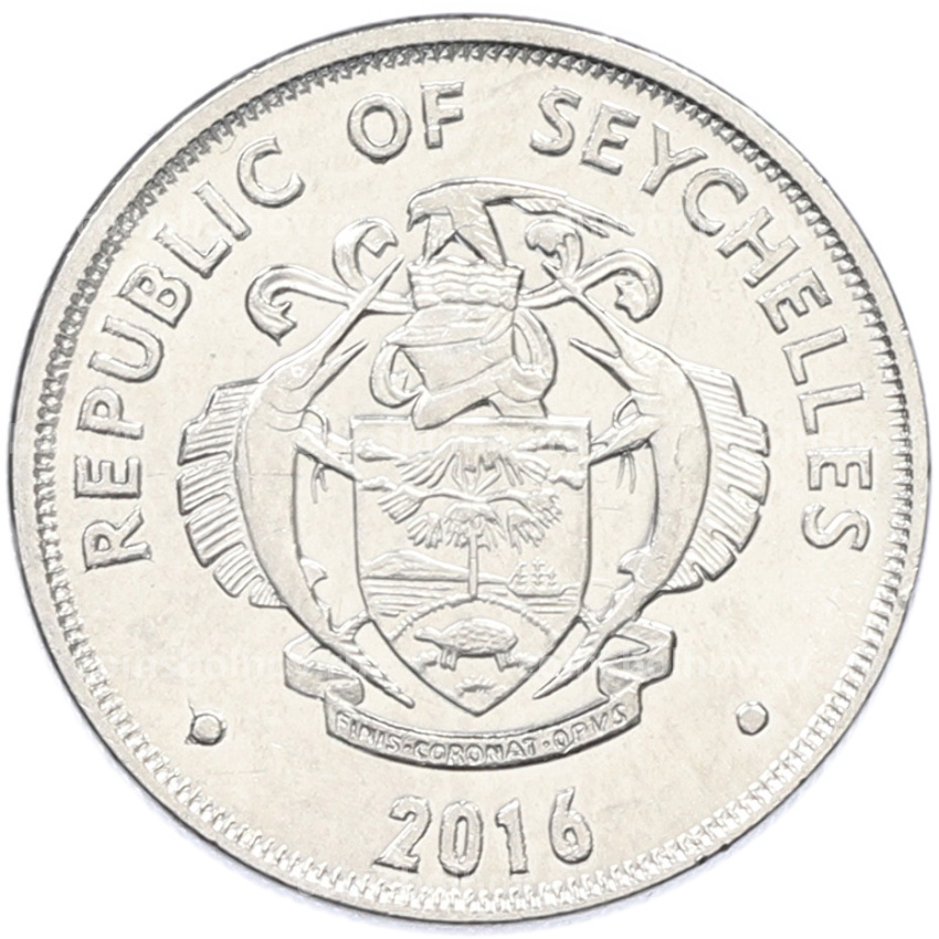 Монета 25 центов 2016 года Сейшелы (вид 2)