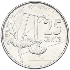 Монета 25 центов 2016 года Сейшелы (аверс)
