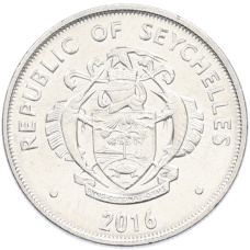 Монета 25 центов 2016 года Сейшелы (реверс)
