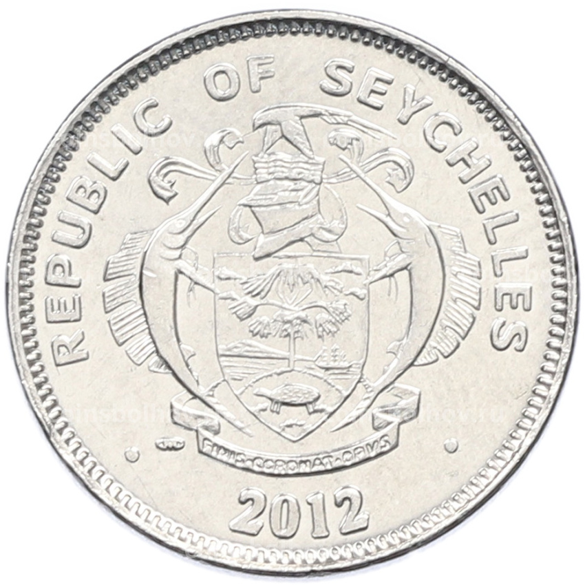 Монета 25 центов 2012 года Сейшелы (вид 2)