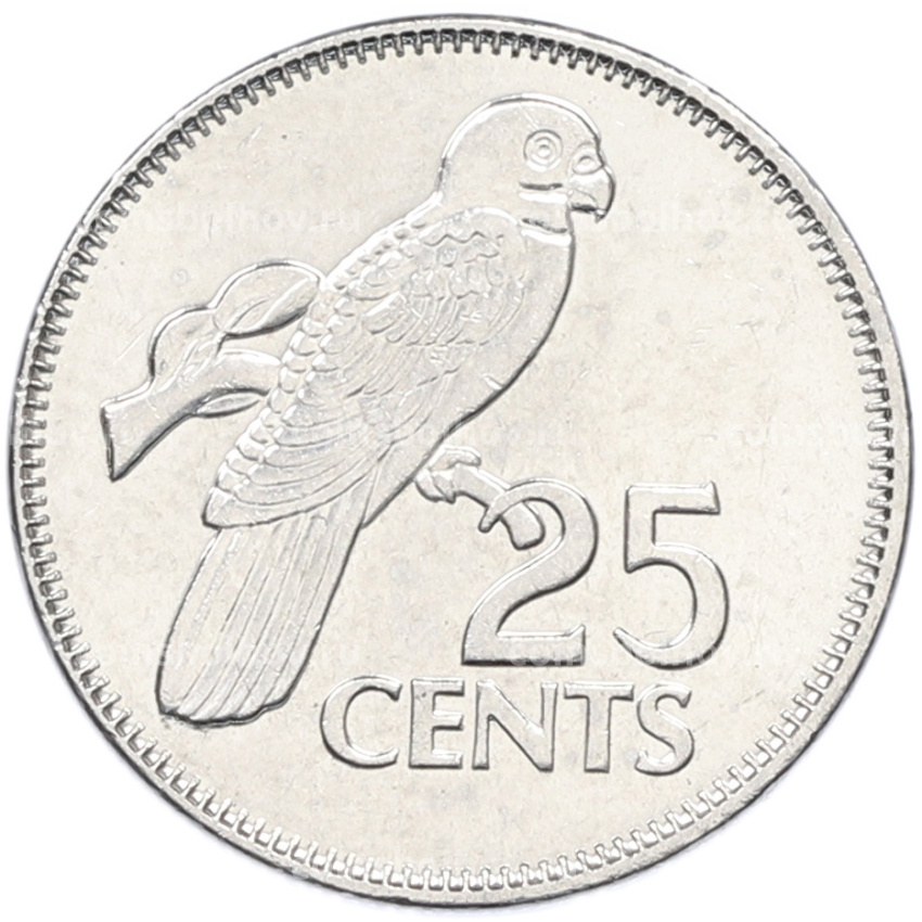 Монета 25 центов 2012 года Сейшелы