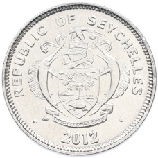 Монета 25 центов 2012 года Сейшелы (реверс)