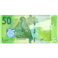 Банкнота 50 рупий 2016 года Сейшелы