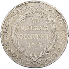 Монета 1 талер 1767 года Бургау (аверс)