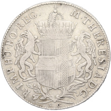 Монета 1 талер 1767 года Бургау (реверс)