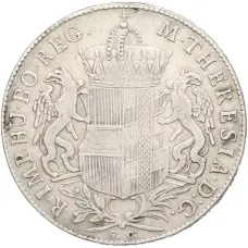 Монета 1 талер 1767 года Бургау (реверс)