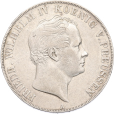 Монета 2 талера 1841 года Пруссия (аверс)