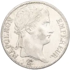 Монета 5 франков 1811 года A Франция (реверс)