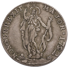 Монета 2 лиры 1792 года Генуя (аверс)