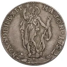 Монета 2 лиры 1792 года Генуя (аверс)