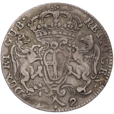 Монета 2 лиры 1792 года Генуя (реверс)