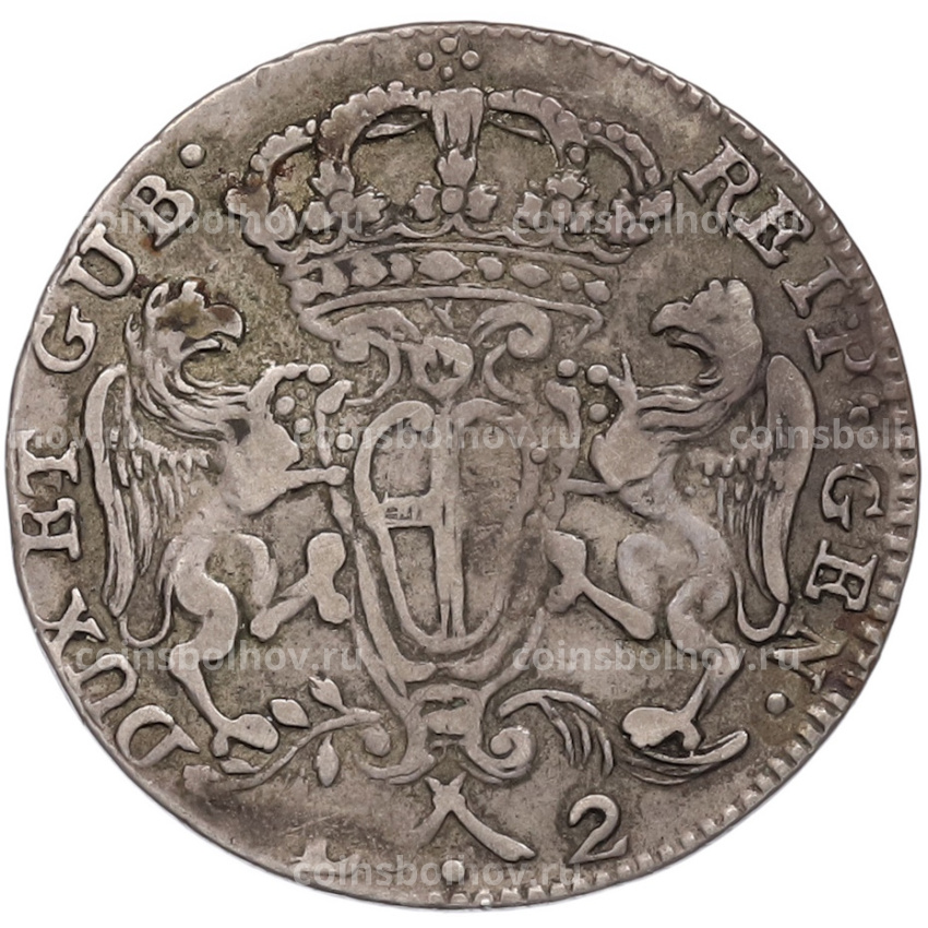 Монета 2 лиры 1792 года Генуя (вид 2)