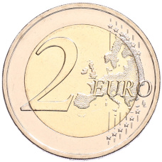 Монета 2 евро 2026 года G Германия «Федеральные земли Германии — Бремен, музей климатических зон» (реверс)