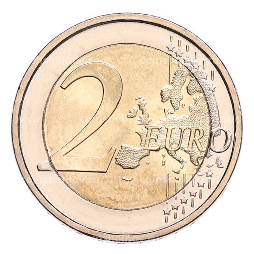 Монета 2 евро 2026 года J Германия «Федеральные земли Германии — Бремен, музей климатических зон» (вид 2)