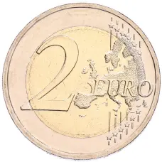 Монета 2 евро 2026 года D Германия «Федеральные земли Германии — Бремен, музей климатических зон» (реверс)