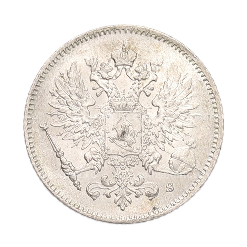 Монета 25 пенни 1916 года Русская Финляндия (вид 2)