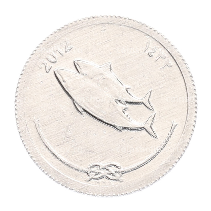 Монета 5 лаари 2012 года Мальдивы