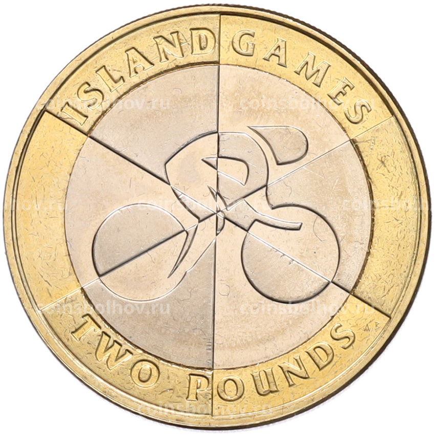 Монета 2 фунта 2019 года Гибралтар «Островные игры»
