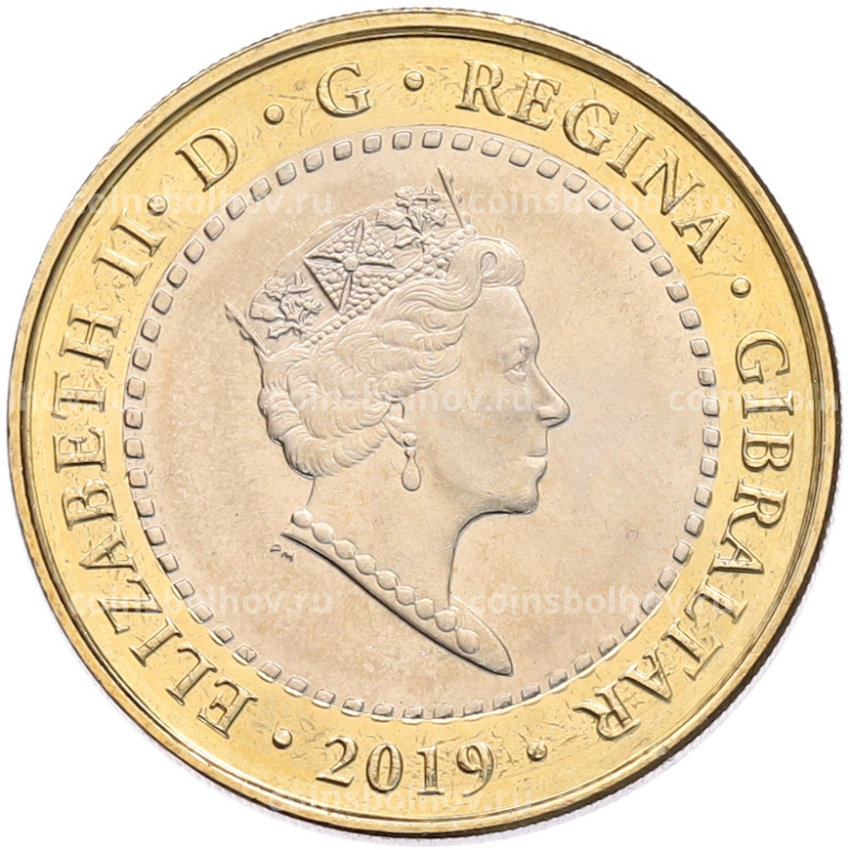 Монета 2 фунта 2019 года Гибралтар «Островные игры» (вид 2)