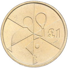 Монета 1 фунт 2019 года Гибралтар «Островные игры» (аверс)