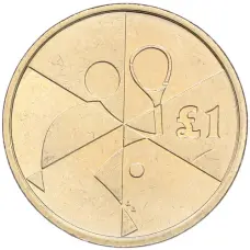 Монета 1 фунт 2019 года Гибралтар «Островные игры» (аверс)