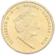 Монета 1 фунт 2019 года Гибралтар «Островные игры» (реверс)