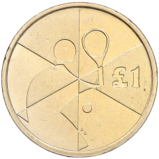 Монета 1 фунт 2019 года Гибралтар «Островные игры» (аверс)