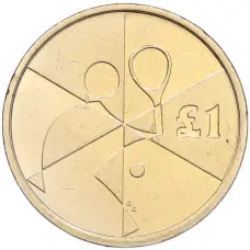 Монета 1 фунт 2019 года Гибралтар «Островные игры» (аверс)