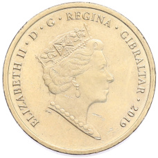 Монета 1 фунт 2019 года Гибралтар «Островные игры» (реверс)