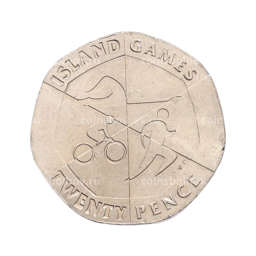 Монета 20 пенсов 2019 года Гибралтар «Островные игры»