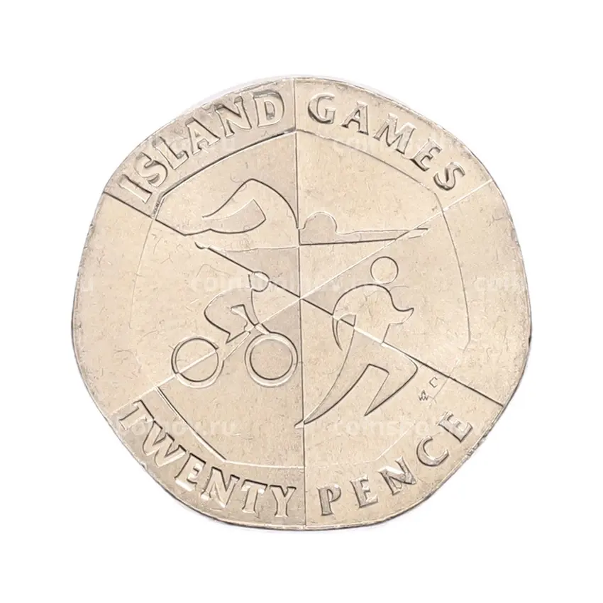 Монета 20 пенсов 2019 года Гибралтар «Островные игры»