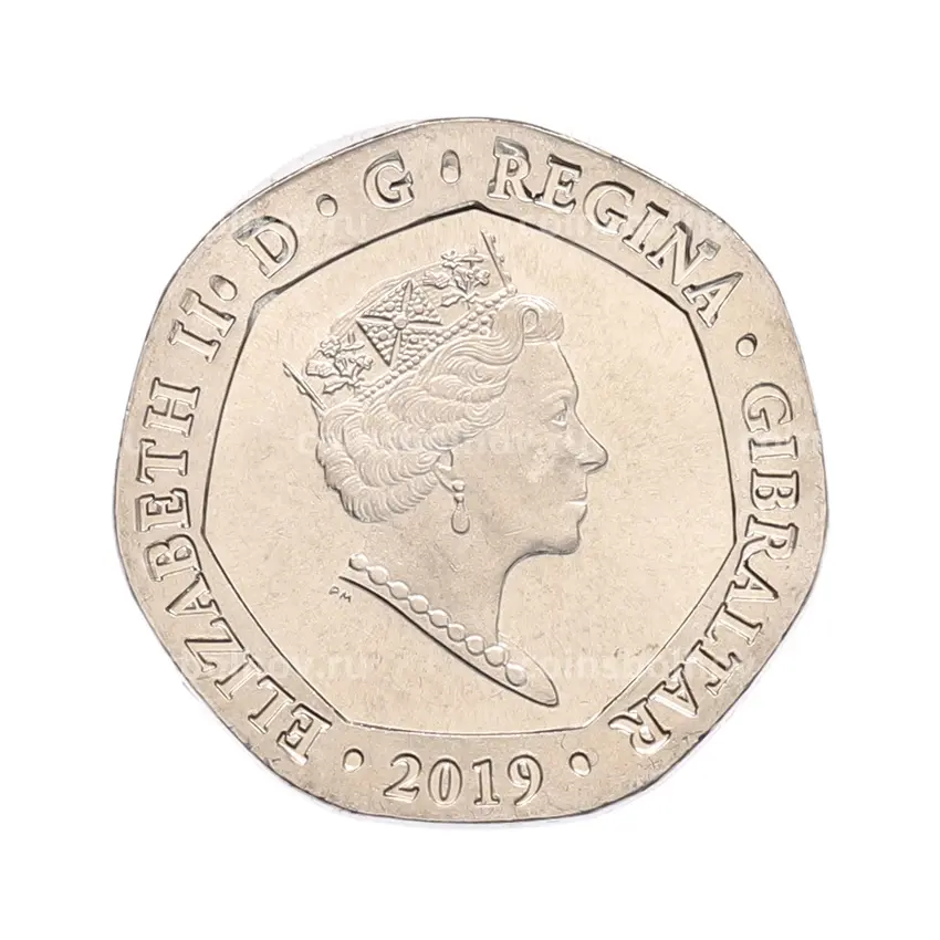 Монета 20 пенсов 2019 года Гибралтар «Островные игры» (вид 2)