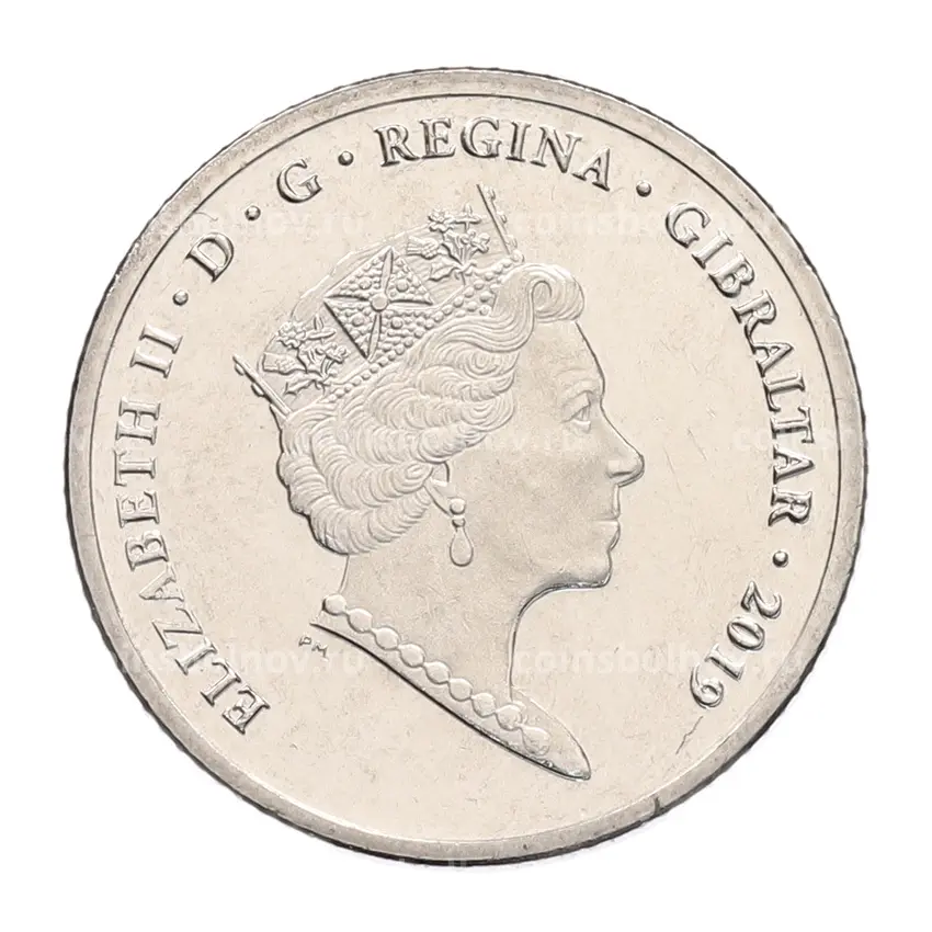 Монета 10 пенсов 2019 года Гибралтар «Островные игры» (вид 2)