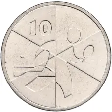 Монета 10 пенсов 2019 года Гибралтар «Островные игры» (аверс)