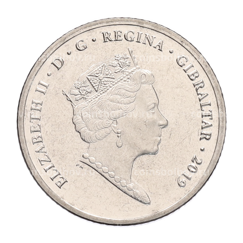 Монета 10 пенсов 2019 года Гибралтар «Островные игры» (вид 2)