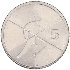 Монета 5 пенсов 2019 года Гибралтар «Островные игры» (аверс)