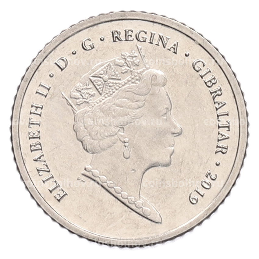 Монета 5 пенсов 2019 года Гибралтар «Островные игры» (вид 2)