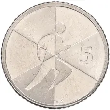 Монета 5 пенсов 2019 года Гибралтар «Островные игры» (аверс)