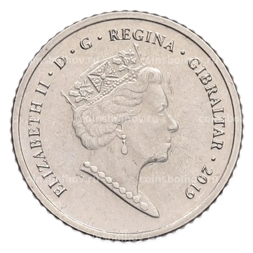 Монета 5 пенсов 2019 года Гибралтар «Островные игры» (вид 2)