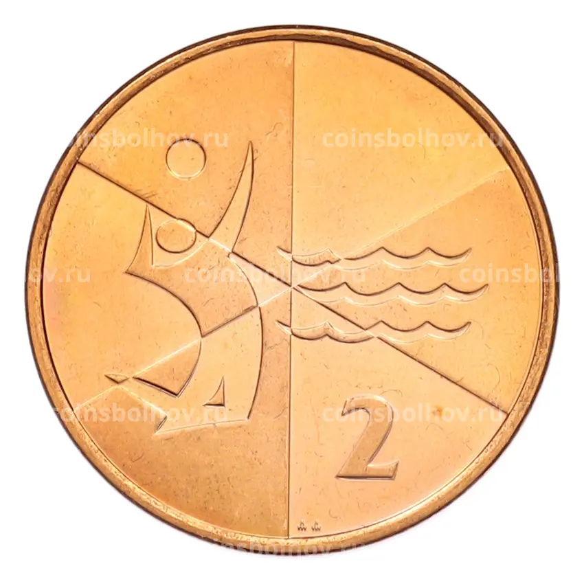 Монета 2 пенса 2019 года Гибралтар «Островные игры»