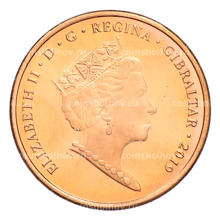 Монета 2 пенса 2019 года Гибралтар «Островные игры» (вид 2)