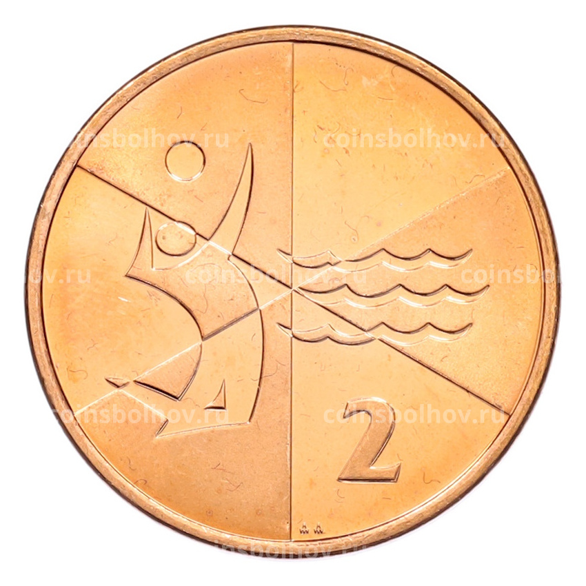 Монета 2 пенса 2019 года Гибралтар «Островные игры»