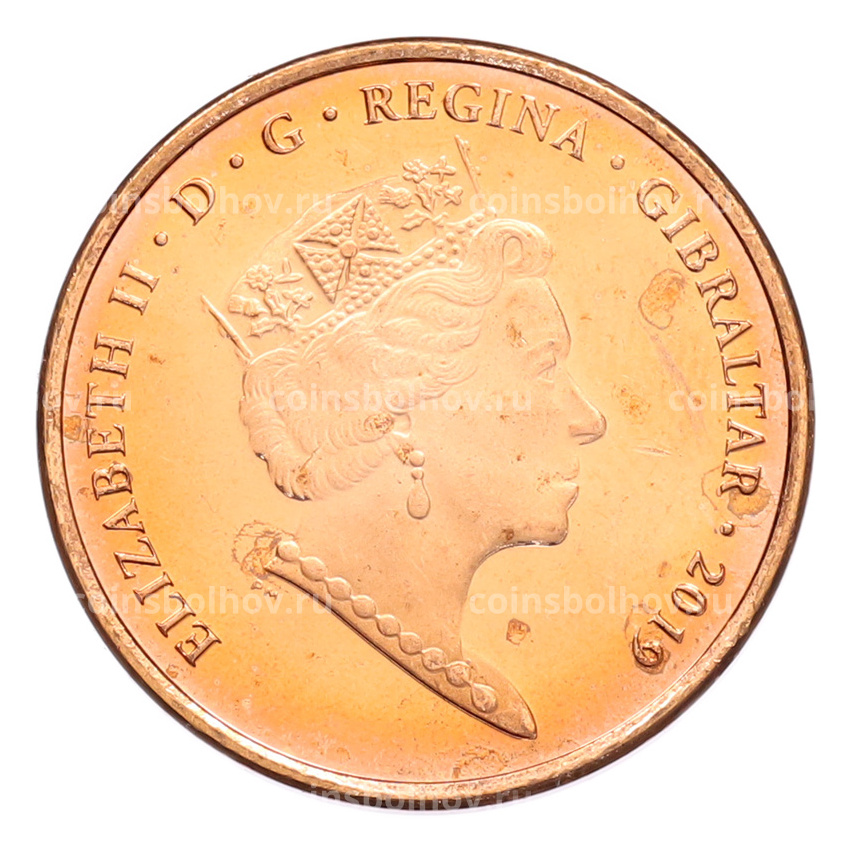 Монета 2 пенса 2019 года Гибралтар «Островные игры» (вид 2)