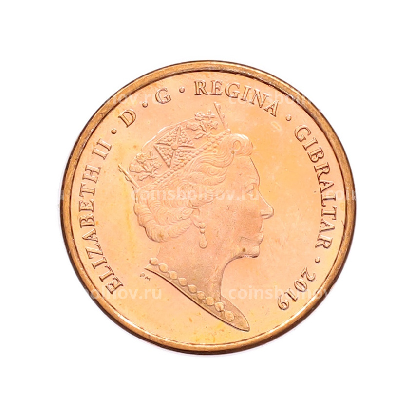 Монета 1 пенс 2019 года Гибралтар «Островные игры» (вид 2)