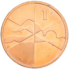 Монета 1 пенс 2019 года Гибралтар «Островные игры» (аверс)