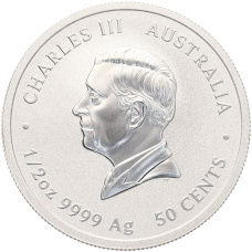 Монета 50 центов 2026 года Австралия «Китайский гороскоп — Год лошади» (реверс)