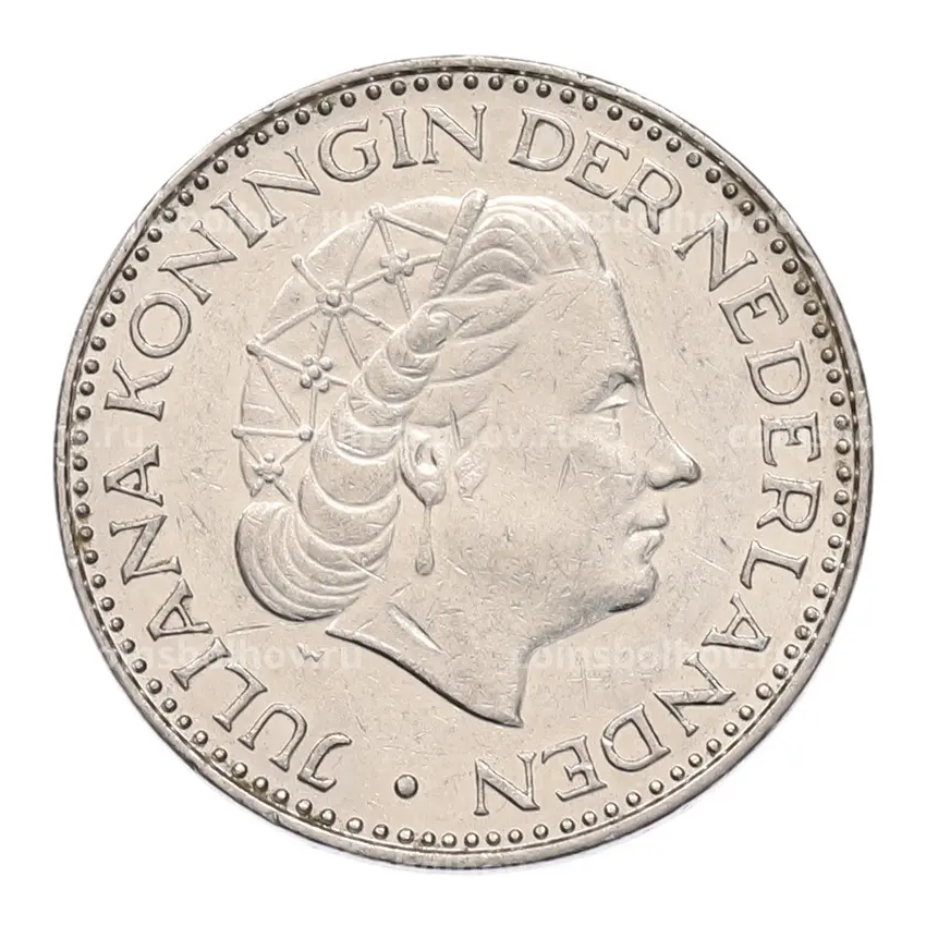 Монета 1 гульден 1969 года Нидерланды (вид 2)