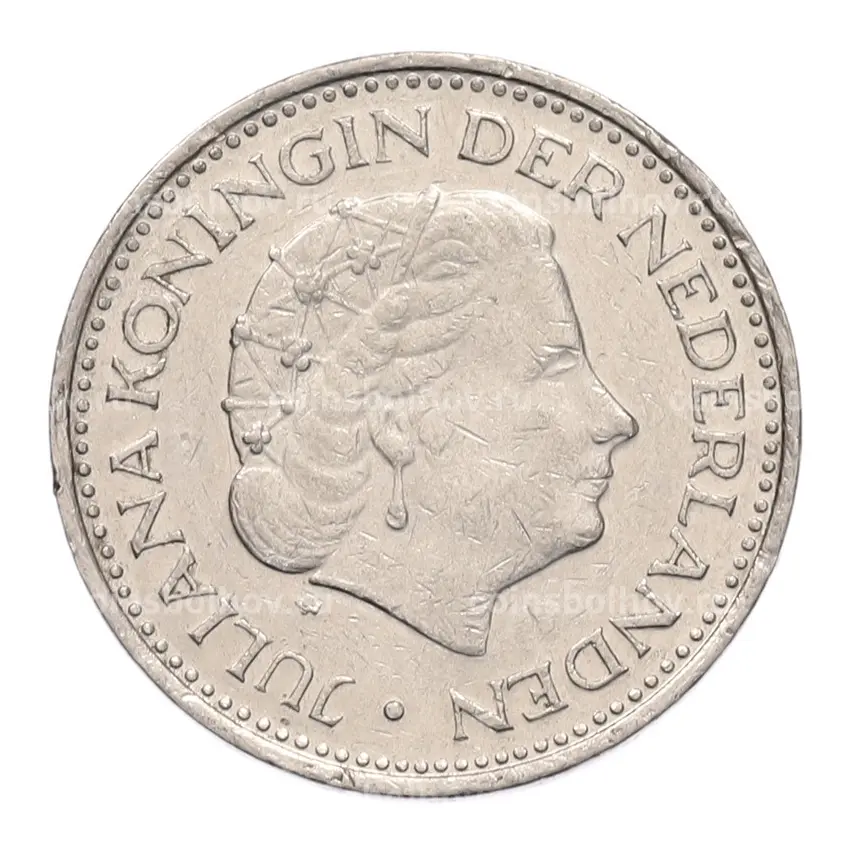 Монета 1 гульден 1970 года Нидерланды (вид 2)